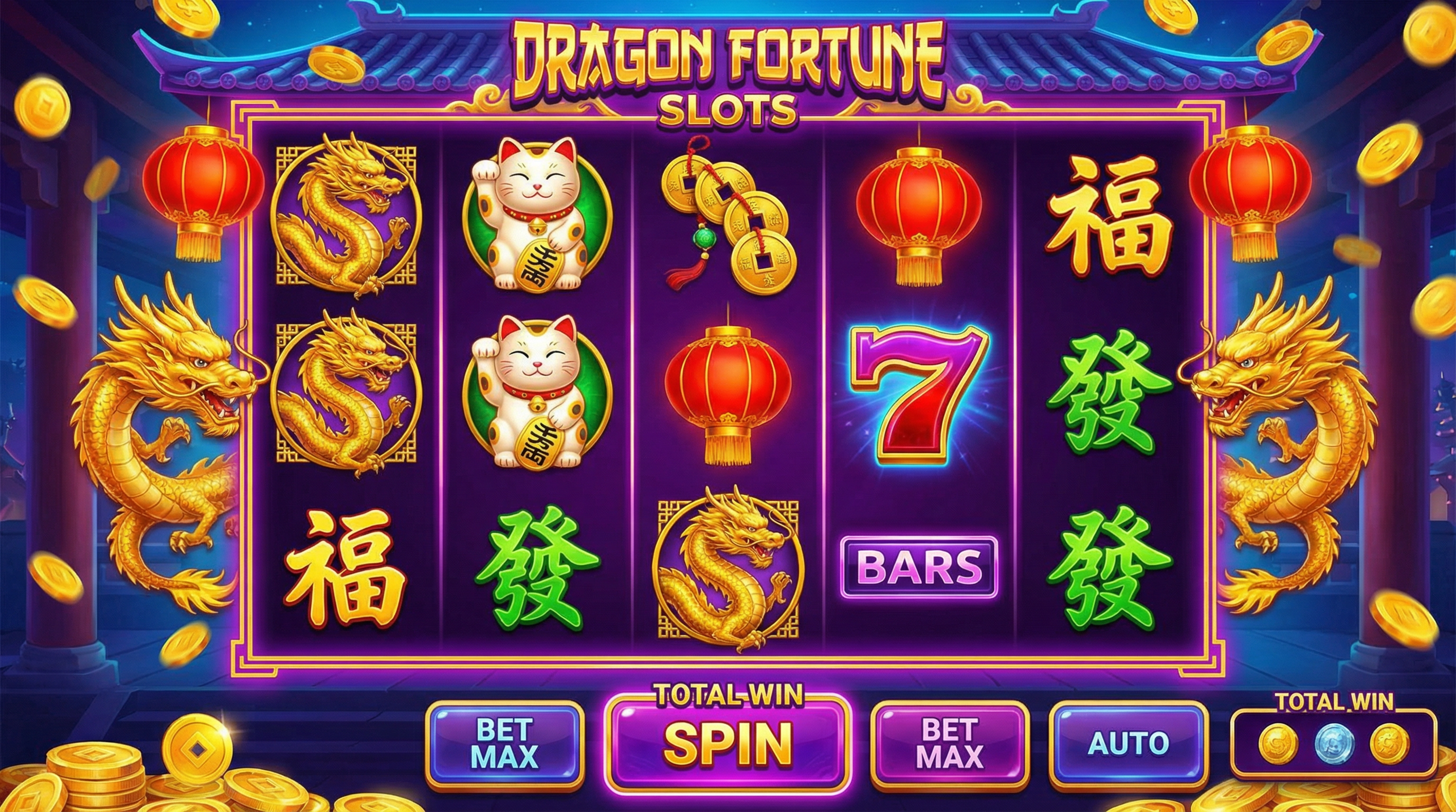 捕鱼游戏金龙老虎机游戏界面